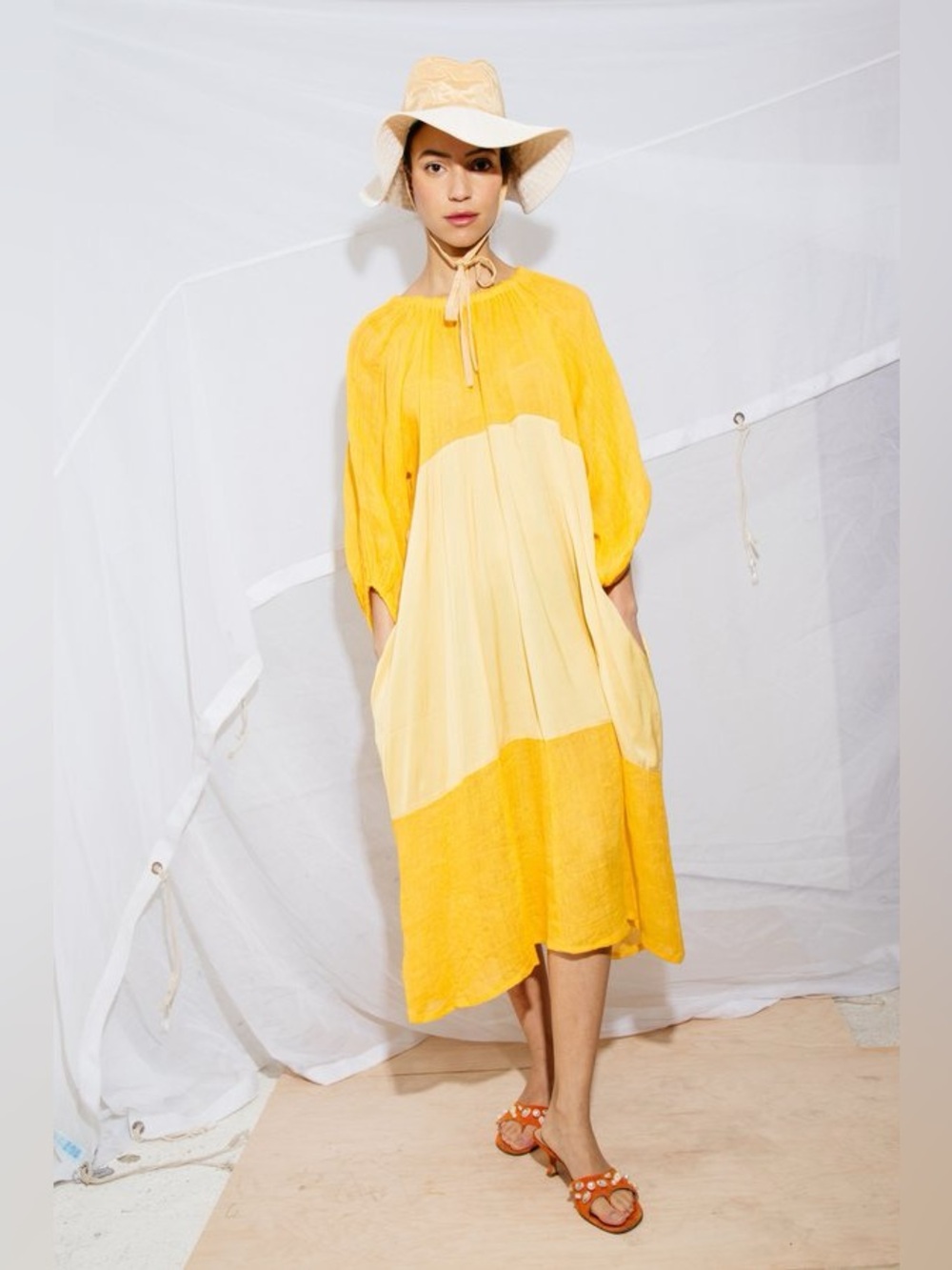 Nikki Chasin Ballad Linen Dress